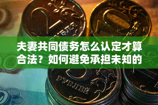 济南夫妻共同债务怎么认定才算合法？如何避免承担未知的债务风险？